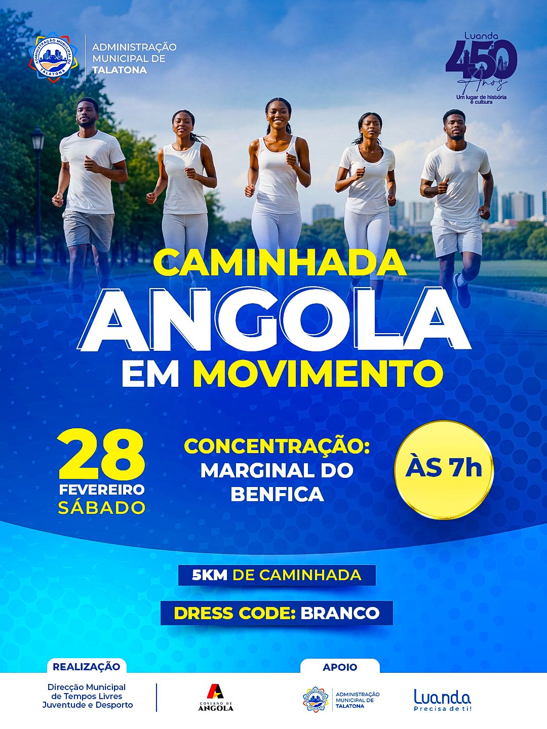 Imagem da notícia: CAMINHADA “ANGOLA EM MOVIMENTO"